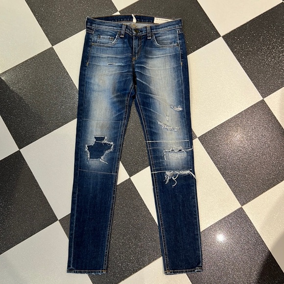 rag & bone Denim - Rag & Bone The Dre distressed jeans